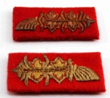 WWII GERMAN THIRD REICH GENERAL COLLAR TABS