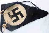 WWII GERMAN THIRD REICH BLACK SS PENNANT