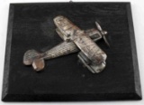 WWII GERMAN THIRD REICH FACTORY BIPLANE PLAQUE