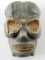 TAINO NATIVE AMERICAN CARVED STONE SKULL HEAD