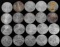 20 COIN BU ROLL OF SILVER AMERICAN EAGLES MIXED