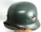 WWII GERMAN THIRD REICH M-40 DOUBLE DECAL HELMET