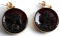 14KT GOLD CARNELIAN GRECO ROMAN INTAGLIO EARRINGS