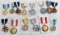 US MILITARY MEDAL LOT OF FOURTEEN USAF USN ARMY