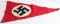 WWII GERMAN THIRD REICH NSDAP PARTY PENNANT FLAG