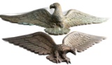 VINTAGE BRONZE BRASS FEDERAL EAGLE PEDIMENT