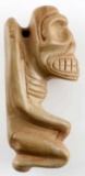 TAINO CARVED ANTHROPIC KNEELING FIGURINE