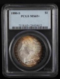 1880-S MORGAN SILVER DOLLAR PCGS GRADED MS65