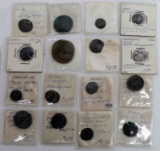 16 ATTRIBUTED ROMAN GREEK INDO ANCIENT COIN LOT
