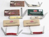 CASE XX TRAPPER POCKET KNIFE LOT OF 5