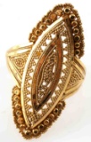 22 KT GOLD HAND CRAFTED FILAGREE RING