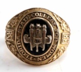 FLORIDA STATE COLLEGE FOR WOMEN 10K CLASS RING