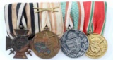 WWI GERMAN HUNGARIAN AUSTRIAN BULGARIAN MEDAL BAR