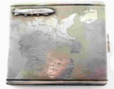 WWII GERMAN ZEPPELIN ENGRAVED CIGARETTE CASE