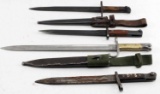 BAYONET LOT WWI WWII MULTI NATIONAL