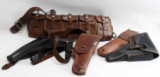 WWI WWII GERMAN U.S. ARMY SWEDEN HOLSTER LOT