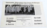 WWII GERMAN THIRD REICH HITLER ELECTION BALLOT