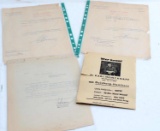 WWII GERMAN THIRD REICH DOCUMENTS GESTAPO SS