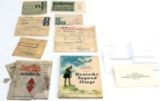 WWII GERMAN THIRD REICH DOCUMENT LOT HITLER YOUTH