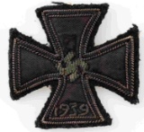 WWII GERMAN IRON CROSS 1ST CLASS BULLION PATCH