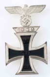 WWI WWII GERMAN CLASP IRON CROSS BADGE SPANGE 1939