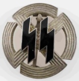 WWII GERMAN 3RD REICH SILVER SS PROFICIENCY BADGE