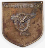 WWII GERMAN THIRD REICH LUFTWAFFE  PILOT PLAQUE