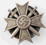 WWII GERMAN WAR MERIT CROSS 1ST CLASS SWORDS BADGE