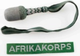 WWII GERMAN AFRIKA KORPS CUFF TITLE & PORTEPEE