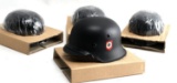 4 WWII GERMAN THIRD REICH MINIATURE SS M42 HELMETS