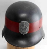 WWII GERMAN 3RD REICH LUFTWAFFE FIREFIGHTER HELMET