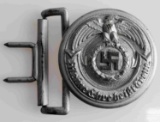 WWII GERMAN THIRD REICH SS OFFICERS BELT BUCKLE