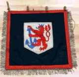 WWII GERMAN ARTILLERY REGIMENT TRUMPET BANNER