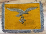 WWII GERMAN LUFTWAFFE SIGNALS TRUMPET BANNER