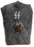 WWII GERMAN THIRD REICH SS HEADSTONE FANTASY