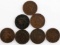 1800 S US BRAIDED CORONET LARGE CENT COIN LOT OF 6