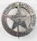 TEXAS RANGER BADGE STRUCK FROM MEXICAN 5 PESO COIN