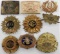 PRE WWI US & BRAZIL SHAKO CAP BADGE LOT