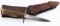 MALAYSIAN STAG HANDLE KRIS DAGGER KNIFE