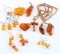 LOT OF 15 PIECES AMBER JEWELRY RUSSIAN