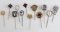 GERMAN WWII LOT OF 12 STICKPIN VARIETY THIRD REICH