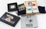 SALVADOR DALI COLLECTOR ITEMS W OLYMPIC MEDAL 84