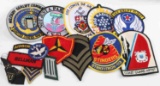 LOT OF 15 MIXED MILITARY PATCHES AIRBORNE NAVY