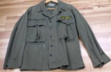 WWII US ARMY HERRINGBONE TWILL HBT UNIFORM JACKET