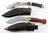 LOT OF TWO KUKRI DAGGER 5 AND 6 INCH WITH SCABBARD