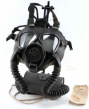 WWII USN MARK IV GAS MASK WITH FACE FORM