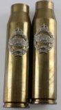 BRITISH TANK TRENCH ART SHELLS 30 MM AFV BRASS