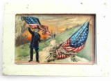 POST CIVIL WAR VETERANS GREETING POSTCARD