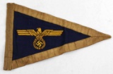 GERMAN THIRD REICH KRIEGSMARINE ADMIRAL PENNANT