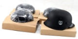 4 WWII GERMAN THIRD REICH SS MINIATURE M42 HELMETS